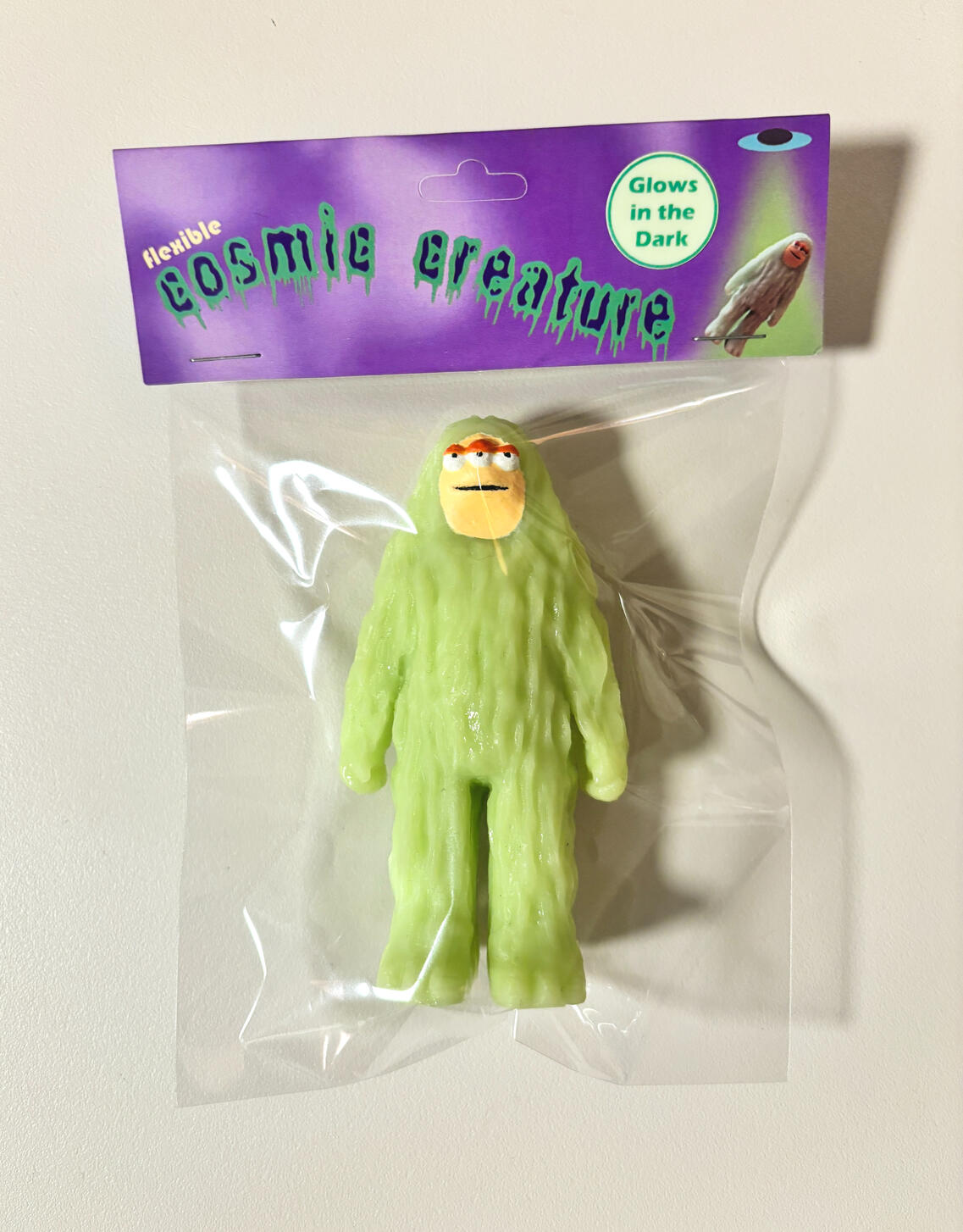 COSMIC CREATURE - Glow glowing rubber figure 3.75" $25 unavailable